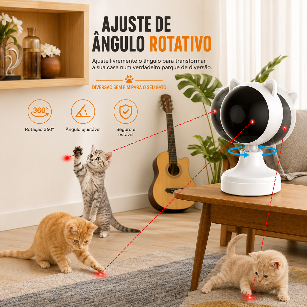 Laser Inteligente Automático para Gatos Hidracanis