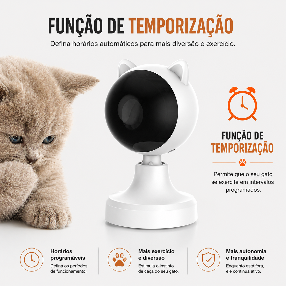 Laser Inteligente Automático para Gatos Hidracanis