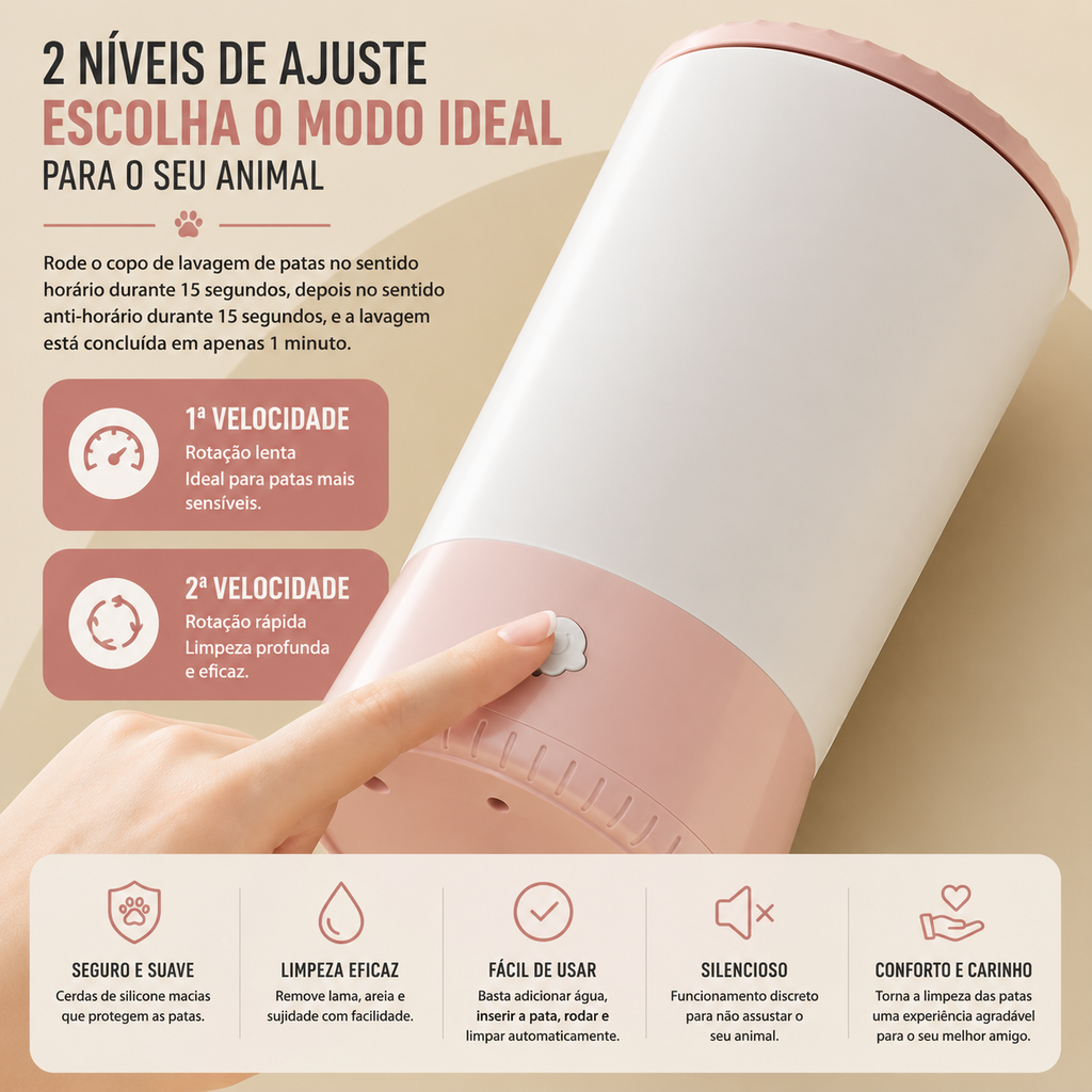PawClean Elétrico para Cães e Gatos Hidracanis