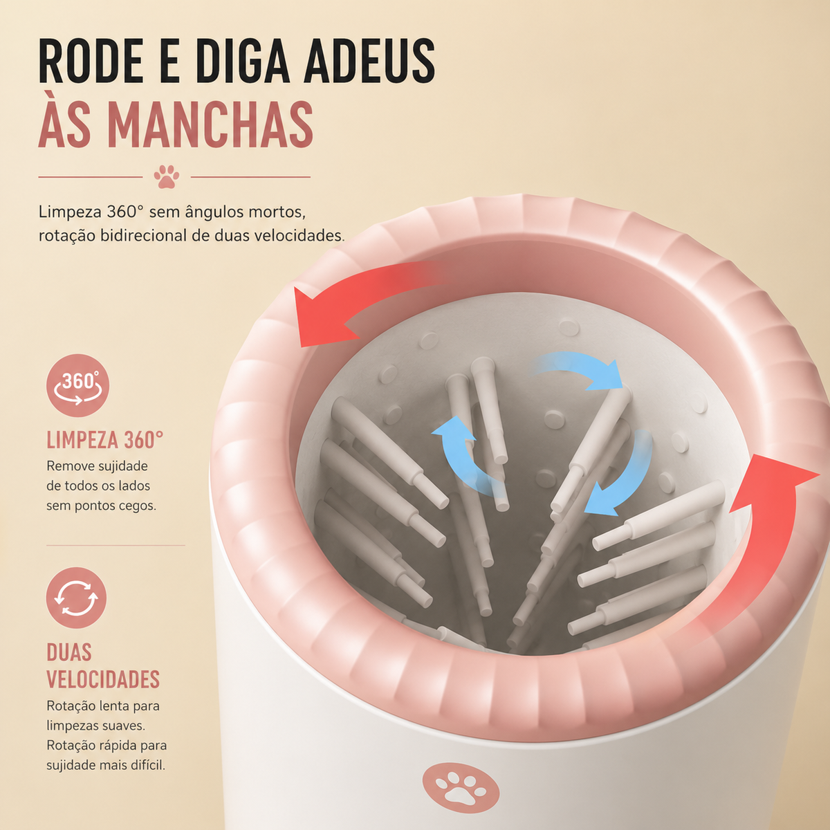 PawClean Elétrico para Cães e Gatos Hidracanis