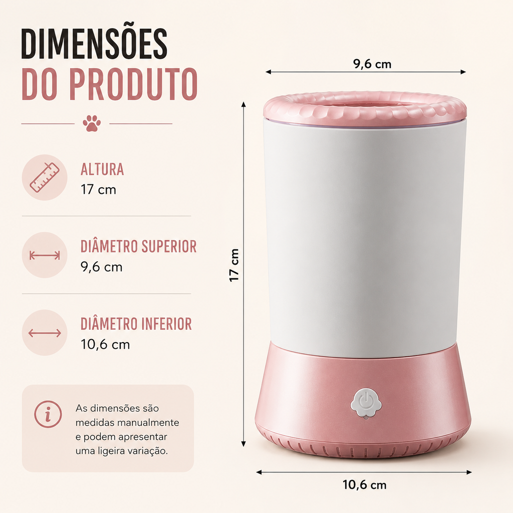 PawClean Elétrico para Cães e Gatos Hidracanis